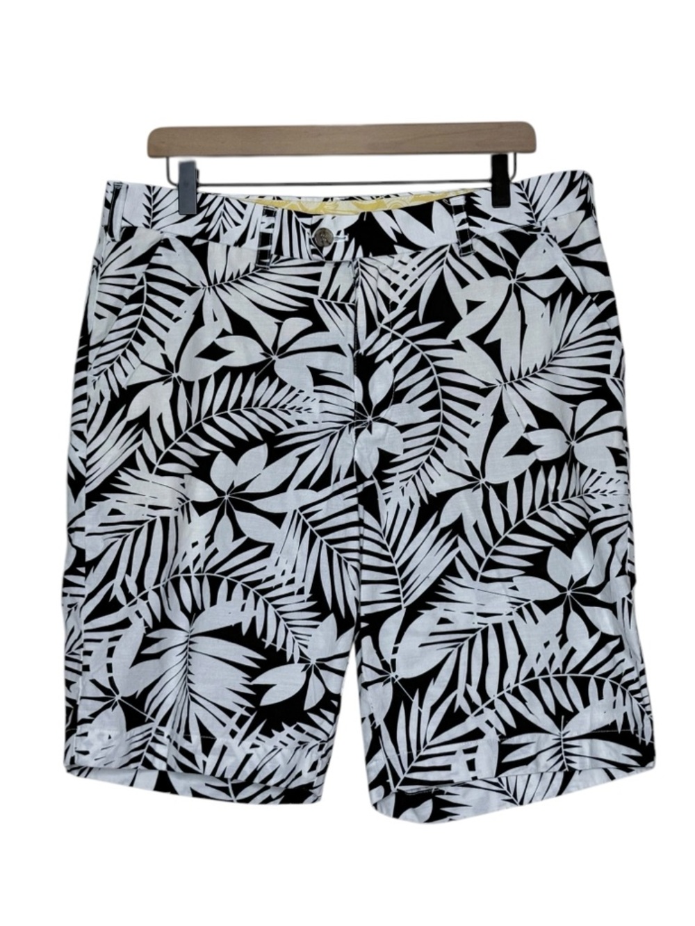 Loudmouth Size 34 Midnight Island Men's Golf Shorts Palm Leaf Resort Vacation